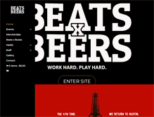 Tablet Screenshot of beatsxbeers.com